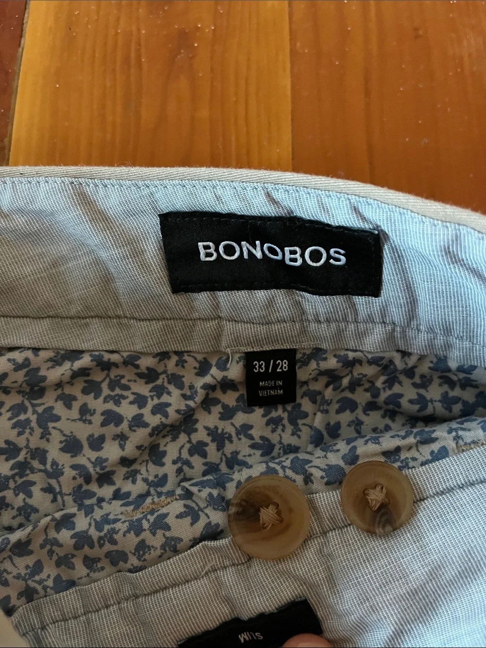 Men's Classic Chino Pants - Beige